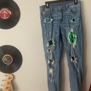 Almost Famous mermaid jeans